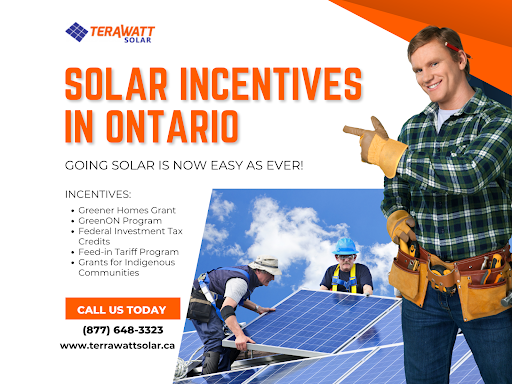 Ontario offers a diverse array of solar incentives, including rebates, grants, and tax credits, designed to drive solar adoption and propel the province towards a more sustainable energy future.